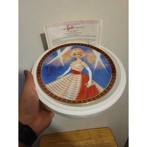 The 1965 BARBIE "Holiday Dance" Fashion Danbury Mint Plate #F1377